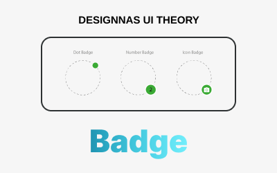 [디자인나스 UI theory] Badge 디자인 가이드