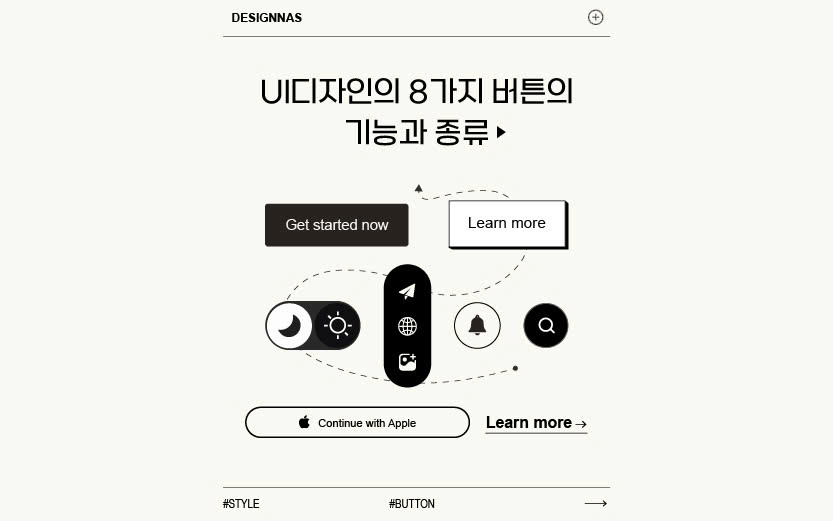 UI디자인의 8가지 버튼의 기능과 종류 : CTA부터 FAB까지 UI디자이너라면 꼭 기억!