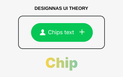 [디자인나스 UI theory] Chip 디자인 가이드
