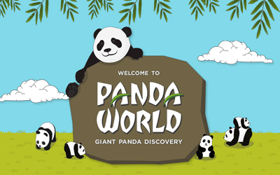 Panda world Microsite.