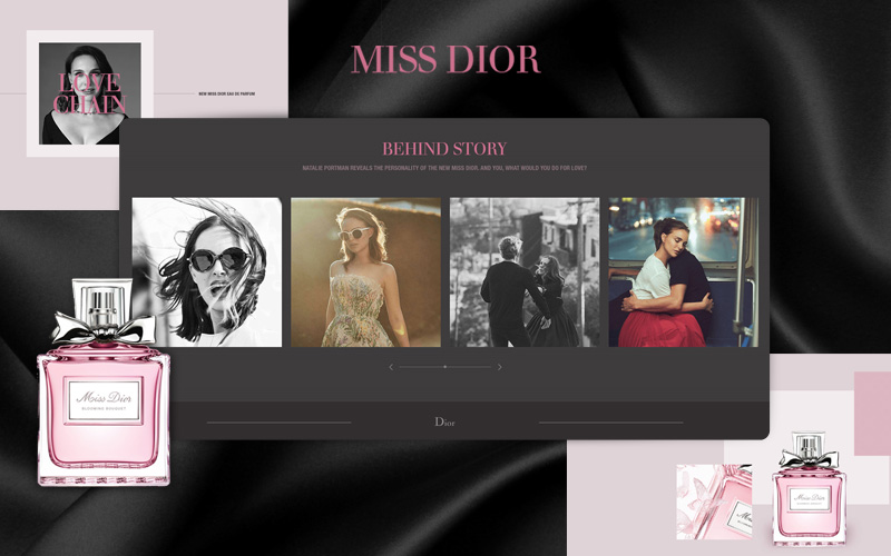 miss Dior Microsite.