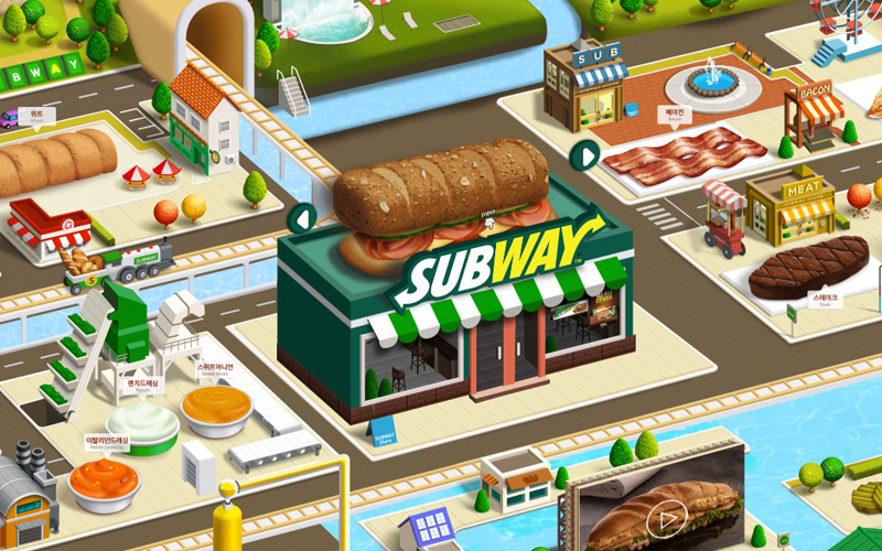 Subway Microsite.