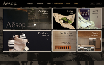 Aesop Website.